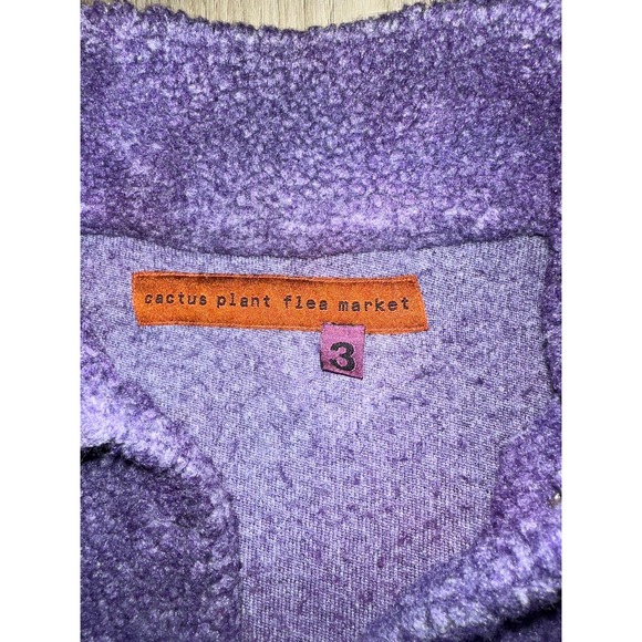 Cactus Plant Flea Market Cowboy Grape Fleece - Picture 3 of 5